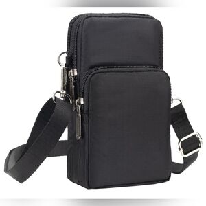 Crossbody Bag Cell Phone Sleeve Concert Venue Bag Adiustable Strap Arm Wrist NWT